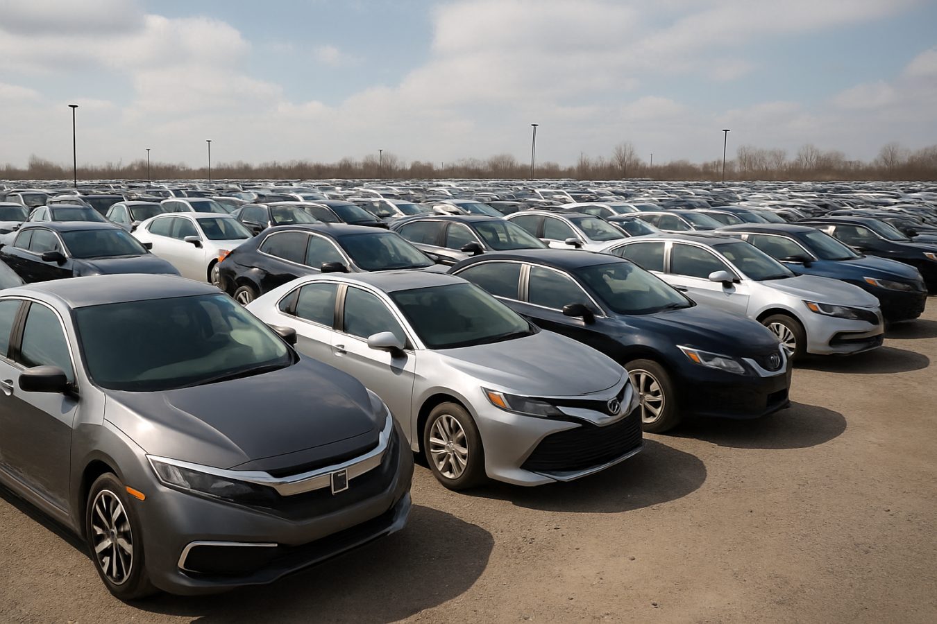 Современные легковые автомобили 2018–2026 годов на аукционе
