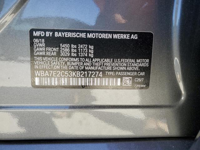 BMW 740 I 2019