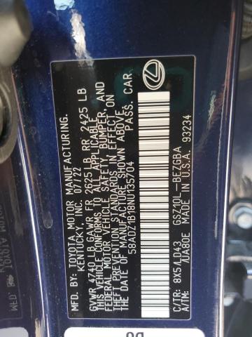 LEXUS ES 350 BASE 2022
