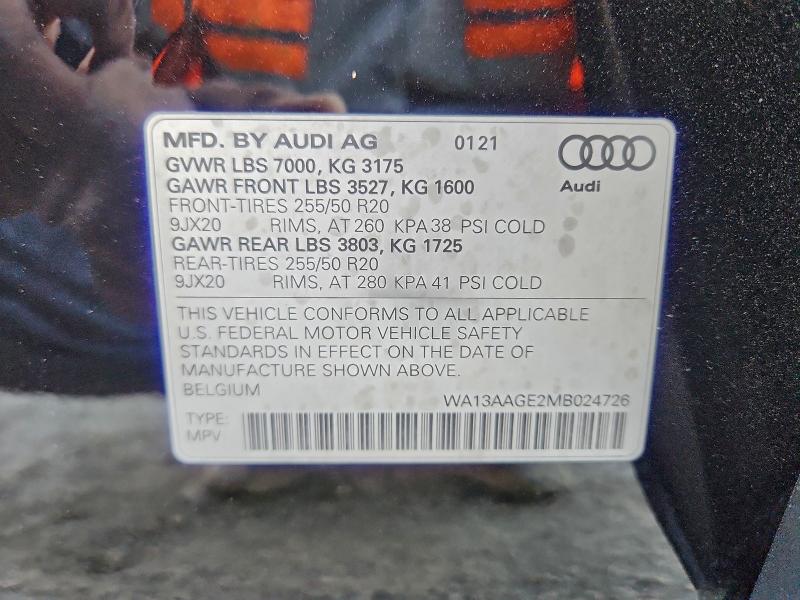 AUDI E-TRON SPORTBACK PRESTIGE 2021