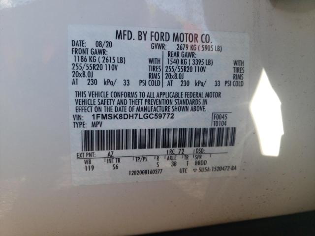 FORD EXPLORER XLT 2020
