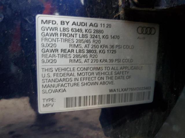 AUDI Q7 PREMIUM PLUS 2020