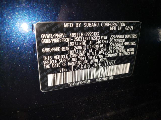 SUBARU FORESTER SPORT 2021