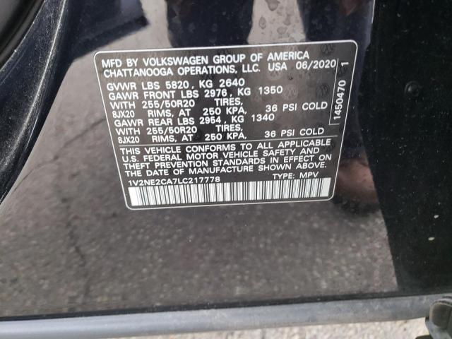 VOLKSWAGEN ATLAS CROSS SPORT SEL PREMIUM 2020