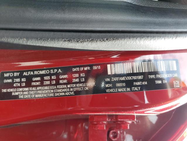 ALFA ROMEO GIULIA QUADRIFOGLIO 2018