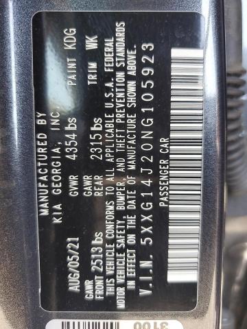 KIA K5 LXS 2021