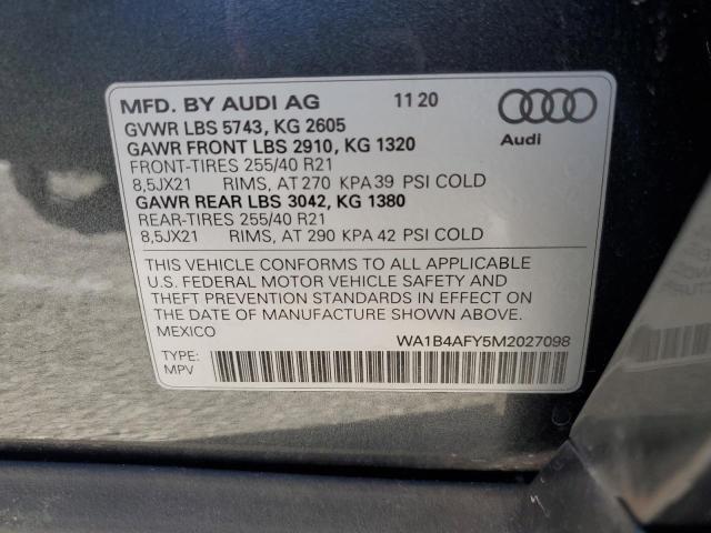 AUDI SQ5 PREMIUM PLUS 2021