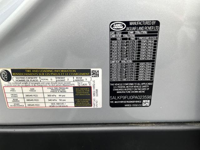 LAND ROVER RANGE ROVER SE 2022