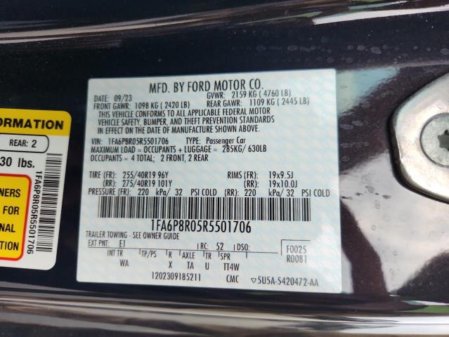 FORD MUSTANG DARK HORSE 2023