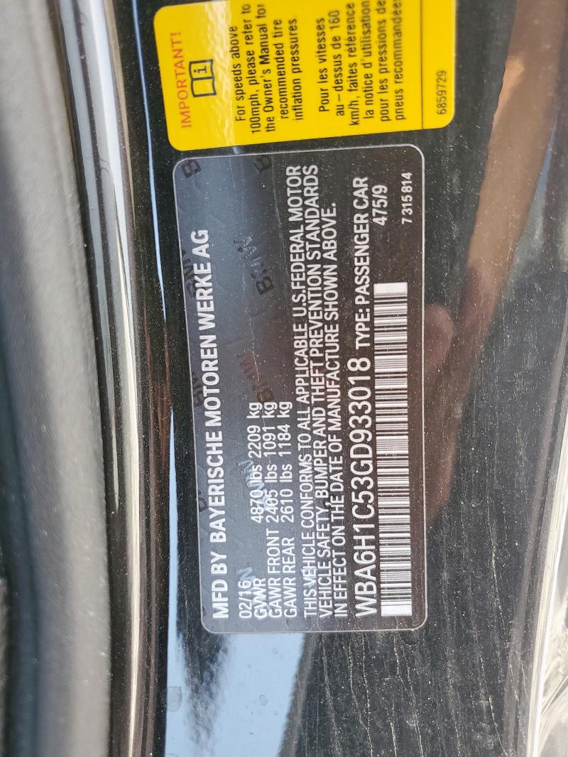 BMW 640 I 2016