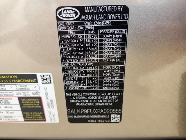 LAND ROVER RANGE ROVER SE 2022