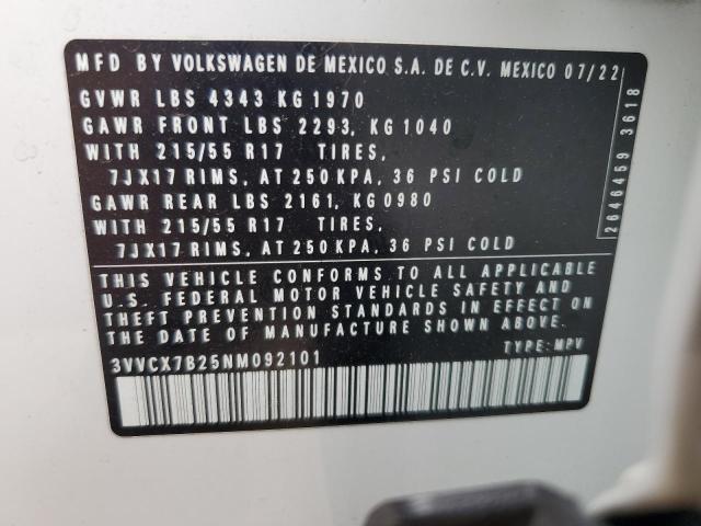 VOLKSWAGEN TAOS S 2022