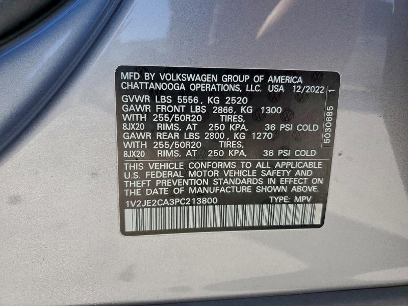 VOLKSWAGEN ATLAS CROSS 2022