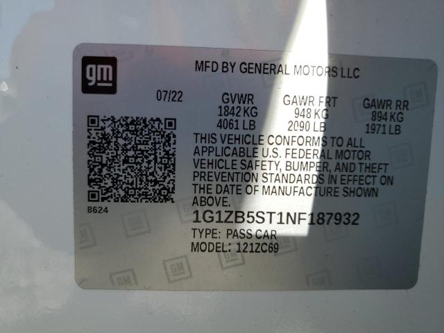 CHEVROLET MALIBU LS 2022