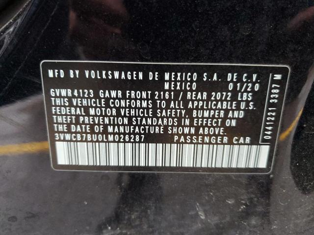 VOLKSWAGEN JETTA S 2020
