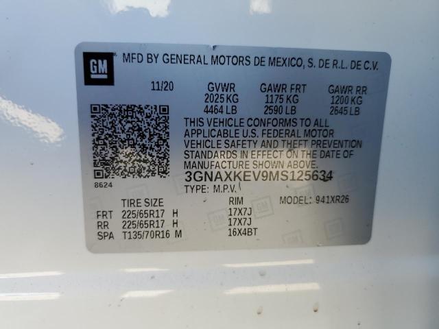 CHEVROLET EQUINOX LT 2021