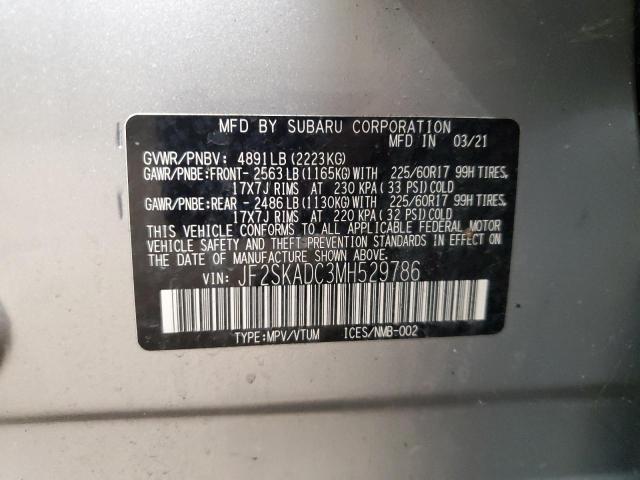 SUBARU FORESTER 2021