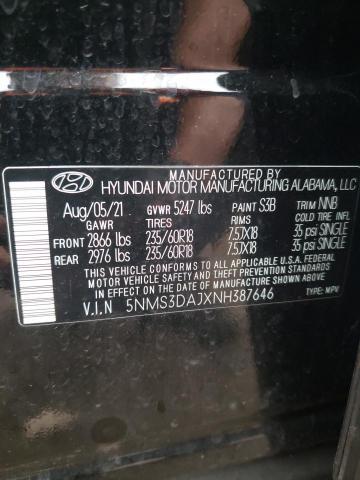 HYUNDAI SANTA FE SEL 2021