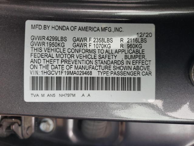 HONDA ACCORD LX 2021