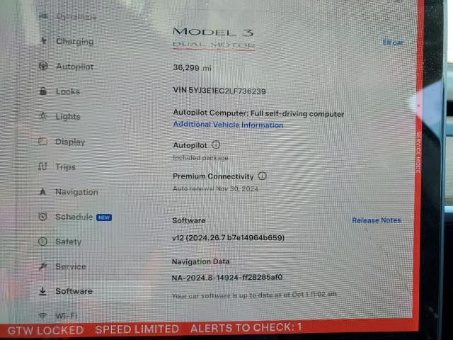 TESLA MODEL 3 2020