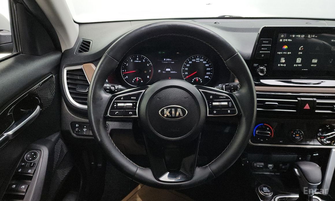 2021 Kia Seltos I Gasoline 1.6 Turbo 2WD Gravity с пробегом 58 905 км