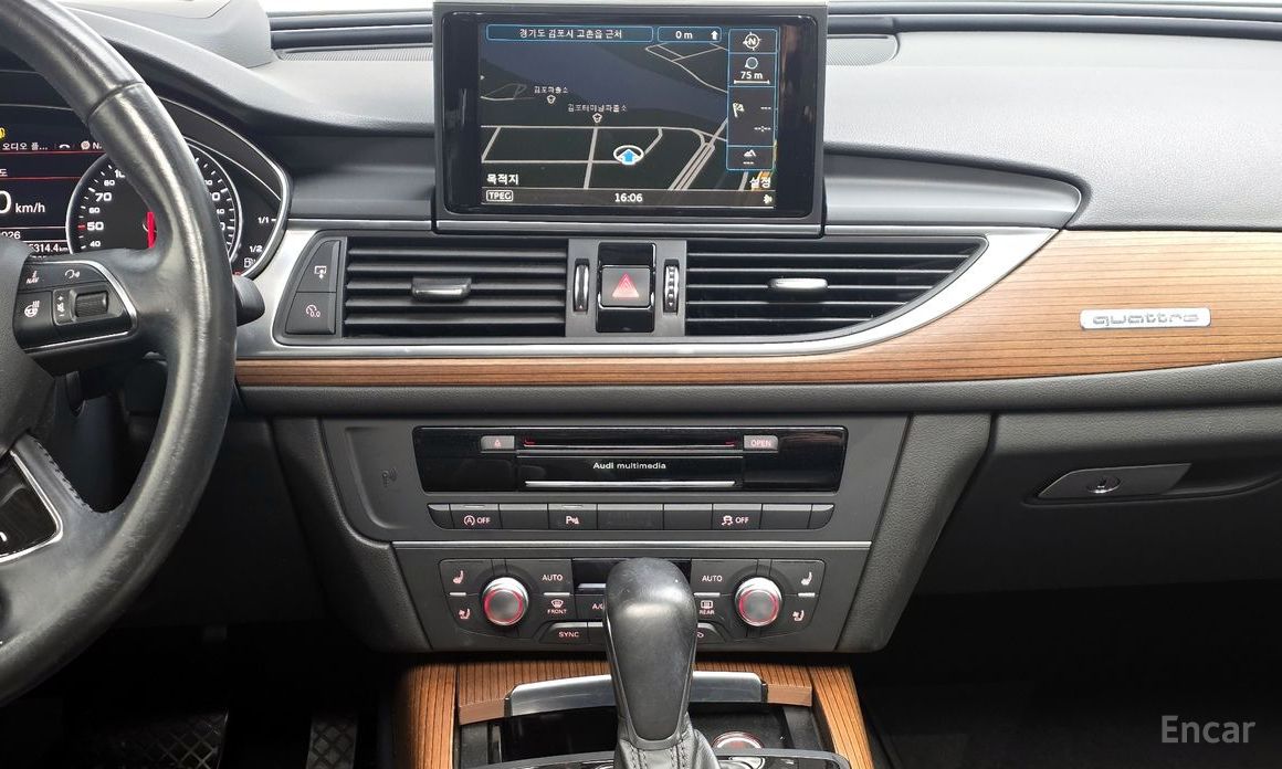 2016 Audi A6 IV (C7) Рестайлинг 40 TDI Quattro Premium C7 с пробегом 150 512 км