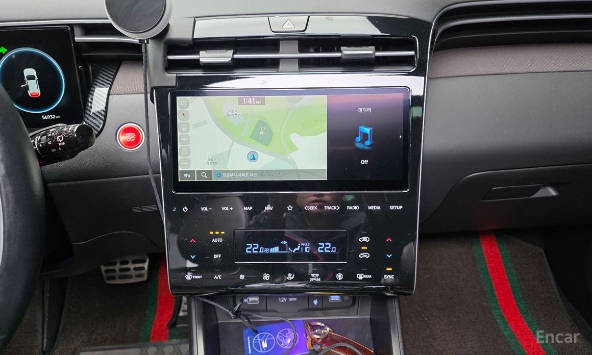 2021 Hyundai Tucson IV Gasoline 1.6 Turbo 4WD Inspiration с пробегом 56 932 км