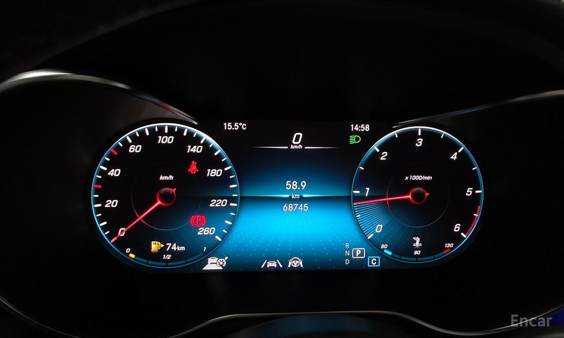 2021 Mercedes-Benz GLC I (X253) Рестайлинг GLC220 d 4MATIC с пробегом 68 745 км