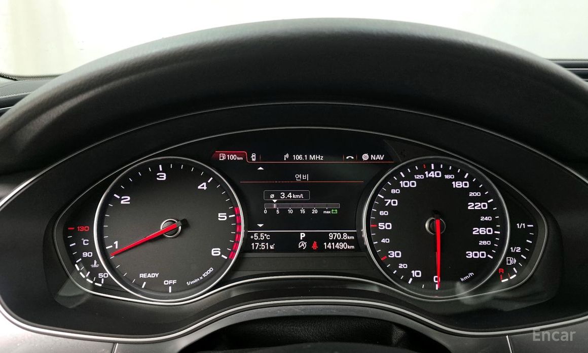 2015 Audi A6 IV (C7) Рестайлинг 40 TDI Quattro Premium C7 с пробегом 141 490 км