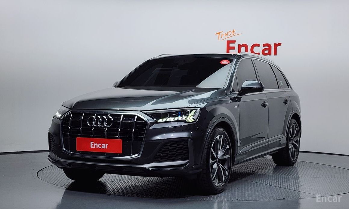 2021 Audi Q7 II (4M) Рестайлинг 50 TDI Quattro Premium с пробегом 56 524 км