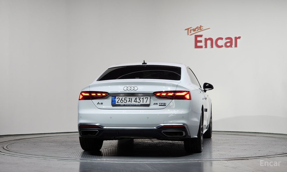 2021 Audi A5 II (F5) Рестайлинг 45 TFSI Quattro Coupe с пробегом 72 483 км