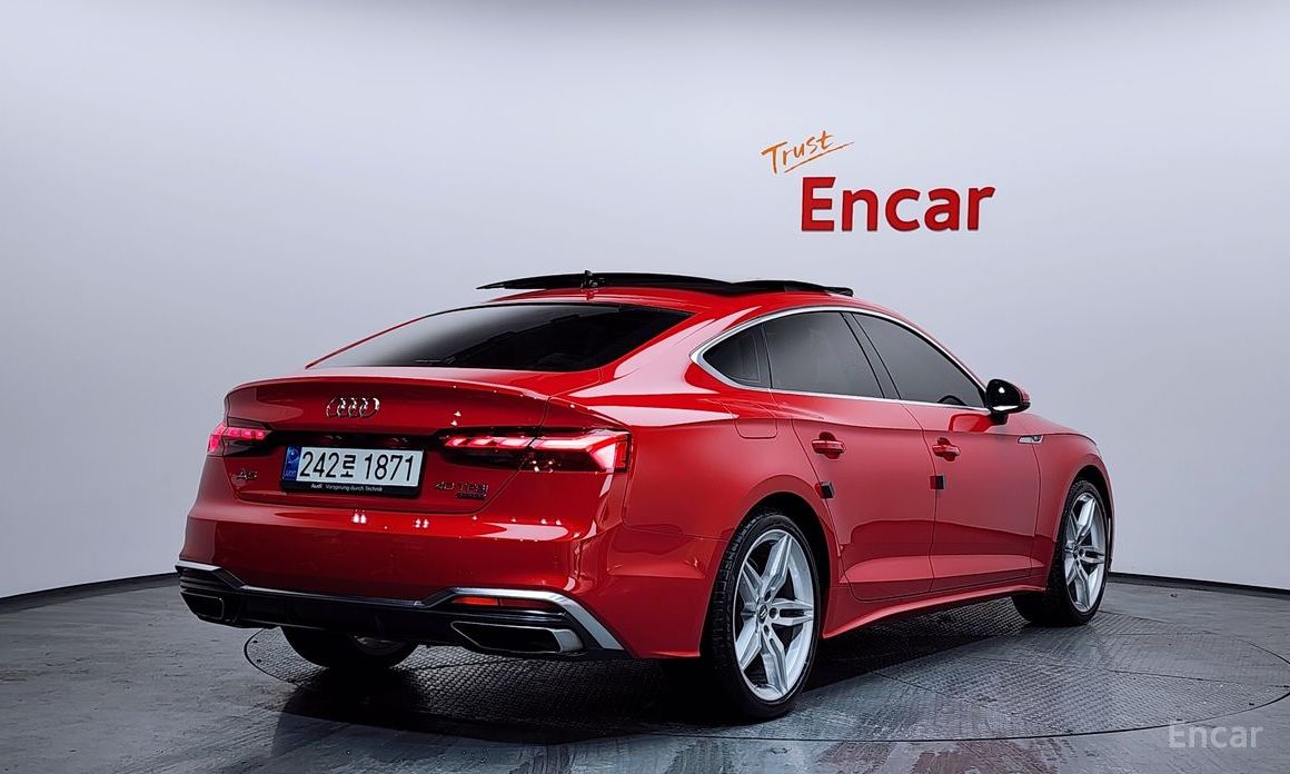 2021 Audi A5 II (F5) Рестайлинг 40 TFSI Quattro Premium Sportback с пробегом 34 422 км