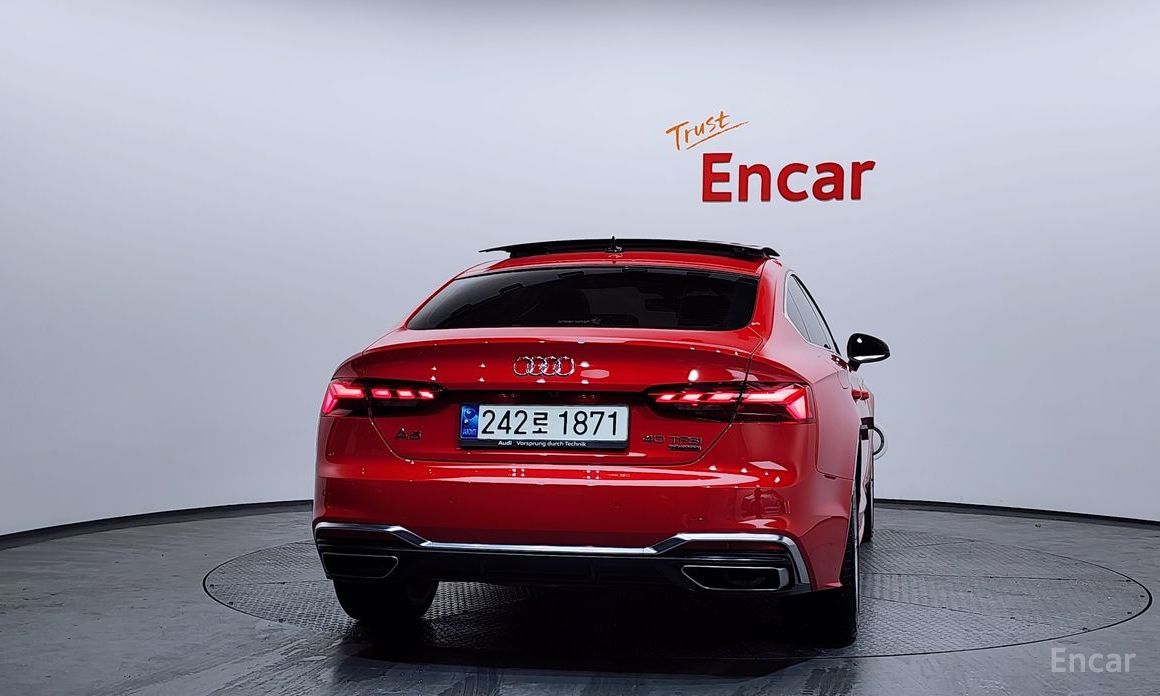 2021 Audi A5 II (F5) Рестайлинг 40 TFSI Quattro Premium Sportback с пробегом 34 422 км