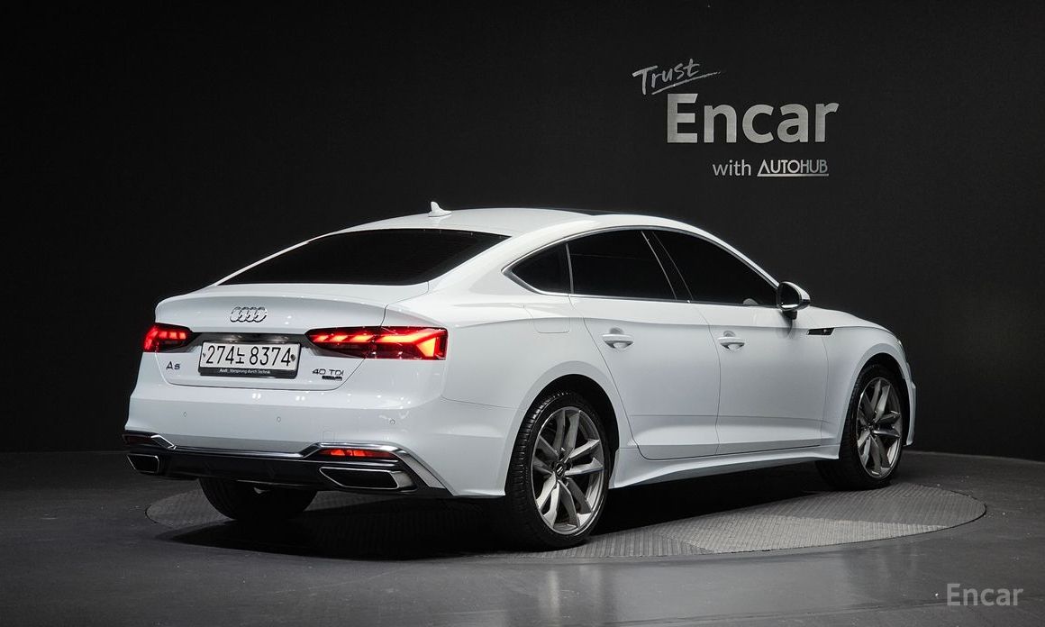 2020 Audi A5 II (F5) Рестайлинг 40 TDI Quattro Premium Sportback с пробегом 62 224 км