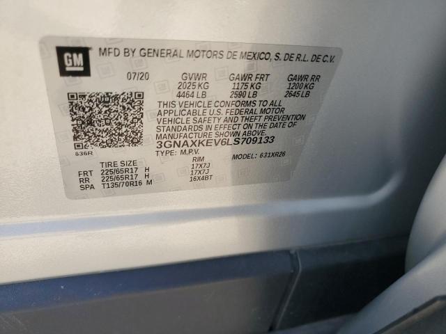 CHEVROLET EQUINOX LT 2020
