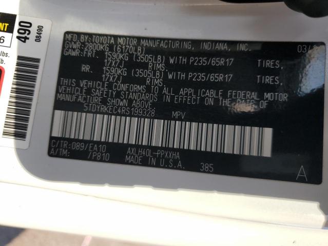 TOYOTA SIENNA XLE 2024