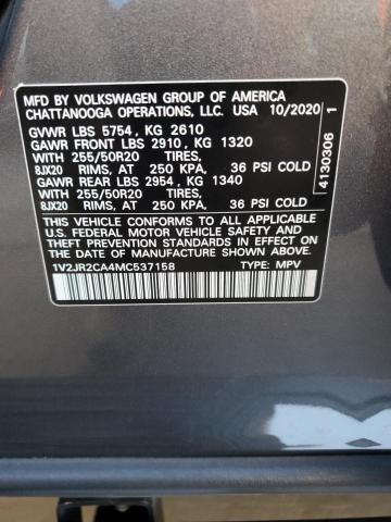 VOLKSWAGEN ATLAS SE 2021
