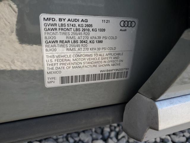 AUDI SQ5 PREMIUM PLUS 2021