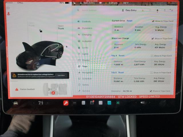 TESLA MODEL 3 2019