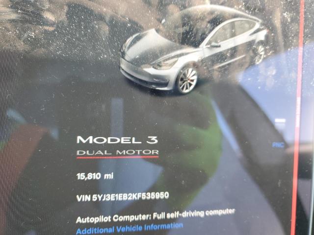 TESLA MODEL 3 2019