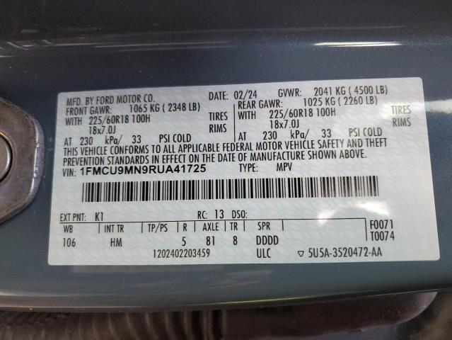 FORD ESCAPE ST LINE 2024