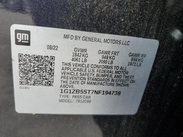 CHEVROLET MALIBU LS 2022