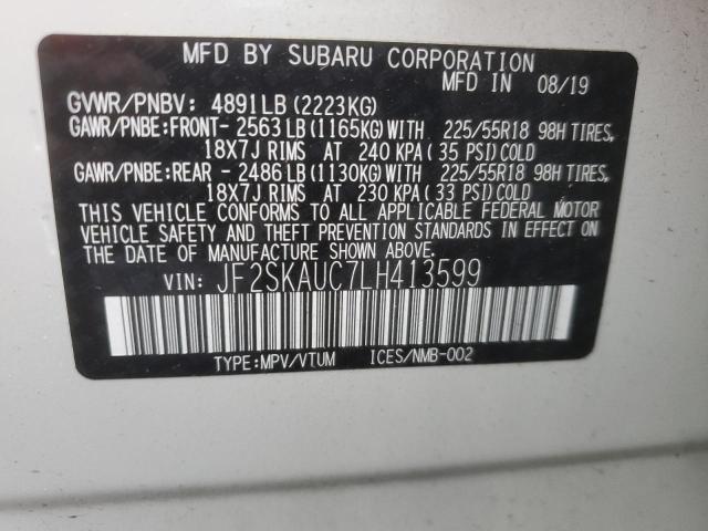 SUBARU FORESTER LIMITED 2019