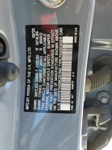 HONDA CIVIC SPORT 2021
