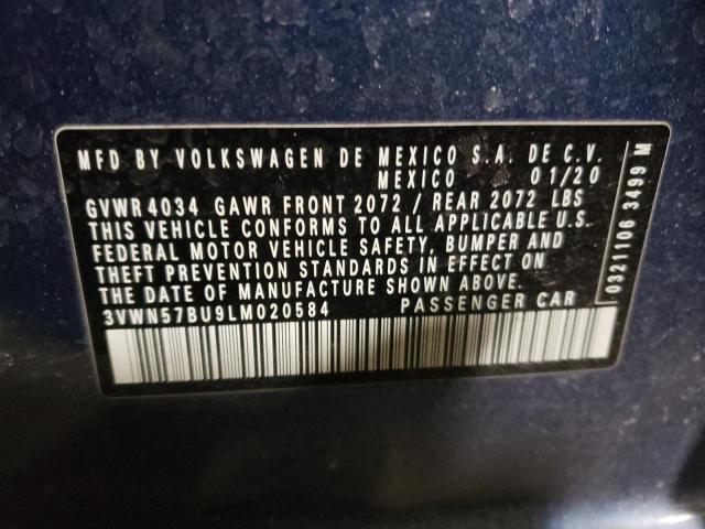 VOLKSWAGEN JETTA S 2020