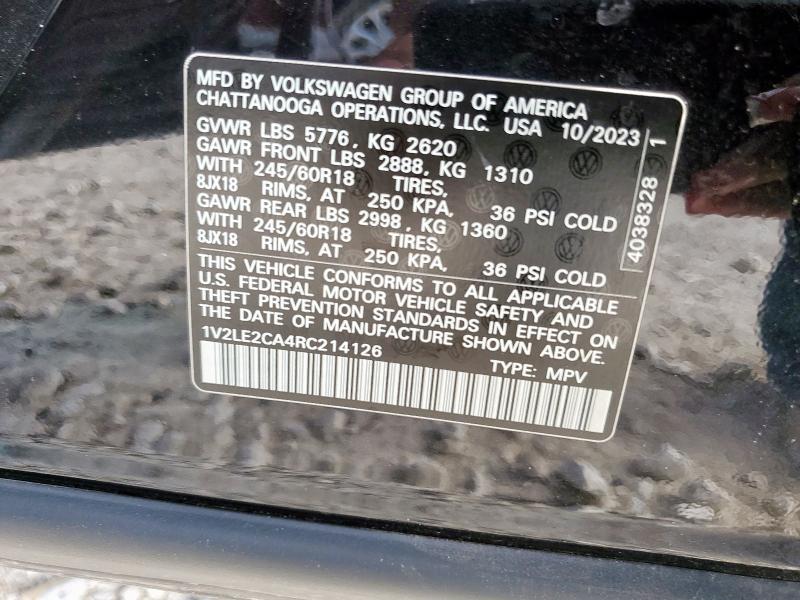 VOLKSWAGEN ATLAS CROSS SPORT SE 2023
