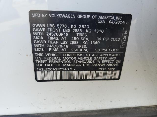 VOLKSWAGEN ATLAS CROSS SPORT SE 2024