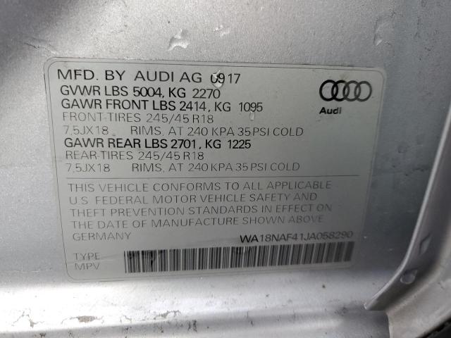 AUDI A4 ALLROAD PREMIUM PLUS 2018