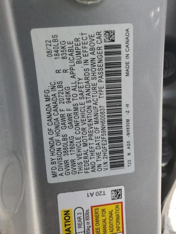 HONDA CIVIC SPORT 2022