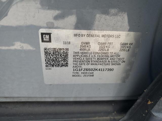 CHEVROLET BOLT EV PREMIER 2019